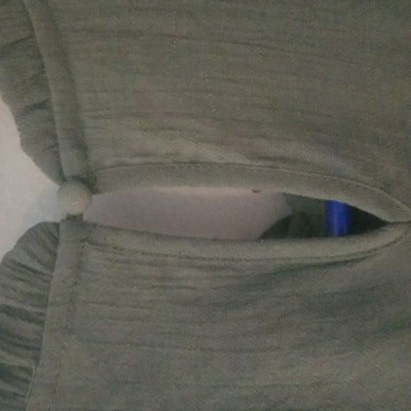 Green Boho Blouse Nanette Lepore M - Picture 5 of 5